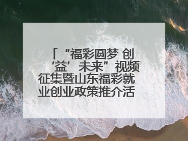 “福彩圆梦 创‘益’未来”视频征集暨山东福彩就业创业政策推介活动在东营举行