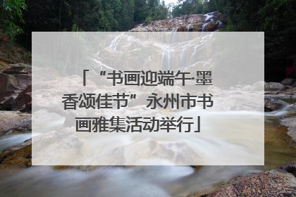 “书画迎端午·墨香颂佳节”永州市书画雅集活动举行