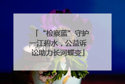 “检察蓝”守护一江碧水，公益诉讼助力长河蝶变