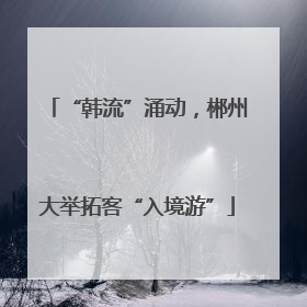 “韩流”涌动，郴州大举拓客“入境游”