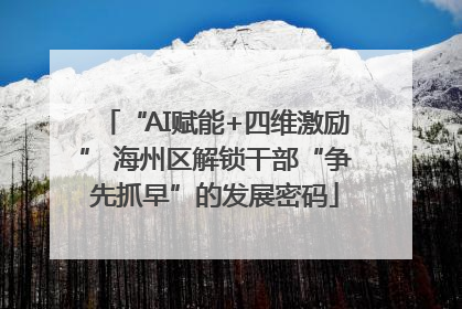 “AI赋能+四维激励” 海州区解锁干部“争先抓早”的发展密码
