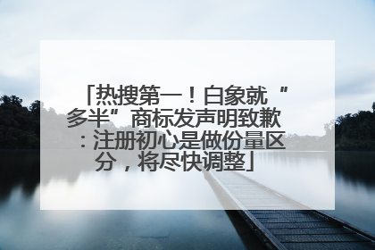 热搜第一！白象就“多半”商标发声明致歉：注册初心是做份量区分，将尽快调整