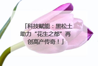 科技赋能：黑松土助力“花生之都”再创高产传奇！