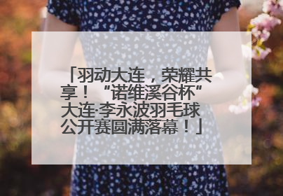 羽动大连，荣耀共享！“诺维溪谷杯”大连·李永波羽毛球公开赛圆满落幕！