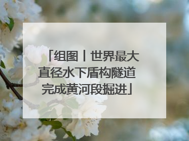 组图丨世界最大直径水下盾构隧道完成黄河段掘进
