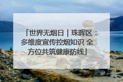世界无烟日｜珠晖区：多维度宣传控烟知识 全方位共筑健康防线