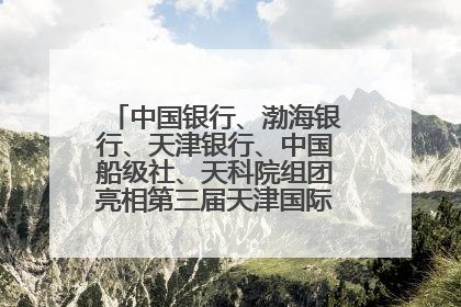 中国银行、渤海银行、天津银行、中国船级社、天科院组团亮相第三届天津国际航运展 输出航运服务“中国方案”