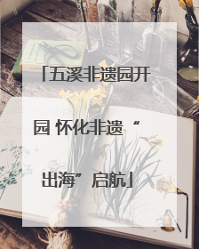 五溪非遗园开园 怀化非遗“出海”启航