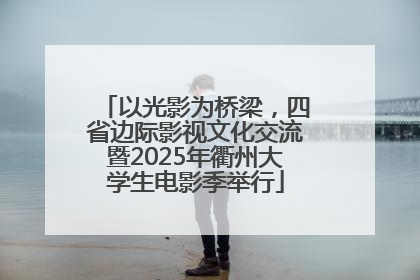 以光影为桥梁，四省边际影视文化交流暨2025年衢州大学生电影季举行