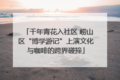 千年青花入社区 崂山区“博学游记”上演文化与咖啡的跨界碰撞