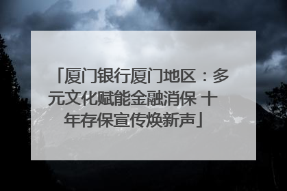 厦门银行厦门地区：多元文化赋能金融消保 十年存保宣传焕新声