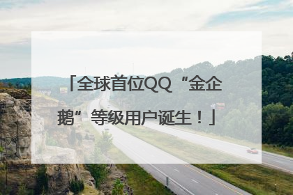 全球首位QQ“金企鹅”等级用户诞生！