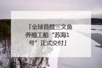 全球首艘三文鱼养殖工船“苏海1号”正式交付