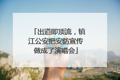 出道即顶流，镇江公安把安防宣传做成了演唱会