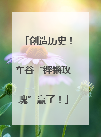 创造历史！车谷“铿锵玫瑰”赢了！