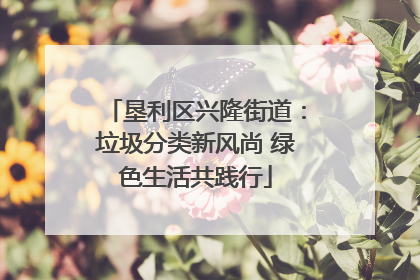 垦利区兴隆街道：垃圾分类新风尚 绿色生活共践行