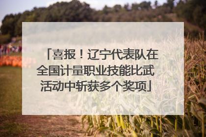 喜报！辽宁代表队在全国计量职业技能比武活动中斩获多个奖项