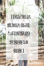 国足抵达雅加达备战与印尼队的世预赛18强赛