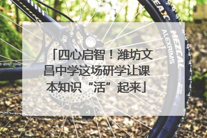 四心启智！潍坊文昌中学这场研学让课本知识“活”起来