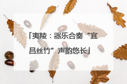 夷陵：器乐合奏“宜昌丝竹”声韵悠长