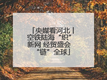 央媒看河北丨空铁陆海“织”新网 经贸盛会“链”全球