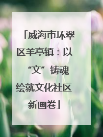 威海市环翠区羊亭镇：以“文”铸魂 绘就文化社区新画卷