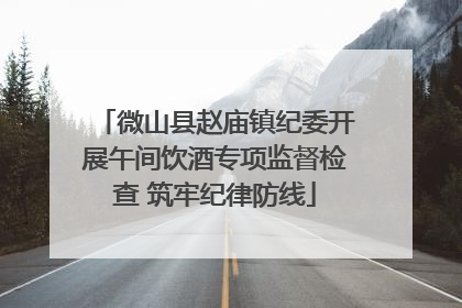 微山县赵庙镇纪委开展午间饮酒专项监督检查 筑牢纪律防线