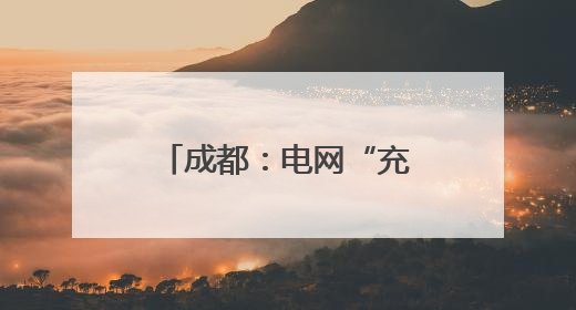 成都：电网“充电宝”上线运行 可供10万台空调使用两小时