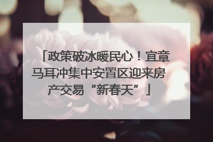 政策破冰暖民心！宜章马耳冲集中安置区迎来房产交易“新春天”