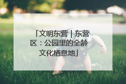 文明东营｜东营区：公园里的全龄文化栖息地