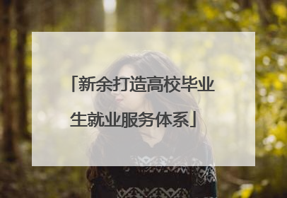 新余打造高校毕业生就业服务体系