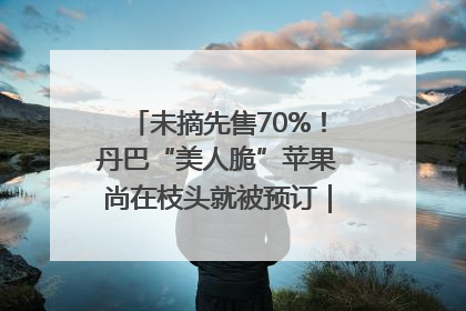 未摘先售70%！丹巴“美人脆”苹果尚在枝头就被预订｜长征路上看四川