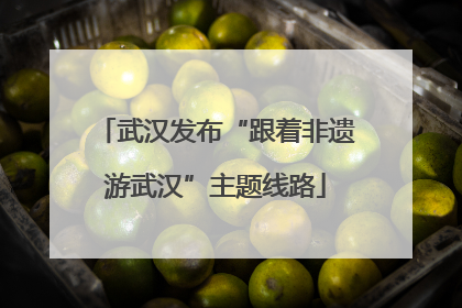 武汉发布“跟着非遗游武汉”主题线路