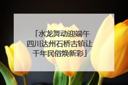水龙舞动迎端午 四川达州石桥古镇让千年民俗焕新彩