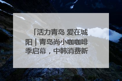 活力青岛 爱在城阳｜青岛尚小咖咖啡季启幕，中韩消费新场景点燃夏日热情