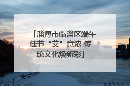 淄博市临淄区端午佳节“艾”意浓 传统文化焕新彩