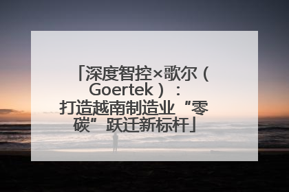 深度智控×歌尔（Goertek）：打造越南制造业“零碳”跃迁新标杆