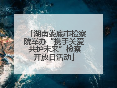 湖南娄底市检察院举办“携手关爱 共护未来”检察开放日活动