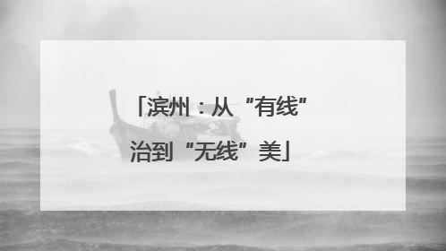 滨州：从“有线”治到“无线”美