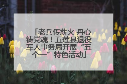 老兵传薪火 丹心铸党魂！五莲县退役军人事务局开展“五个一”特色活动