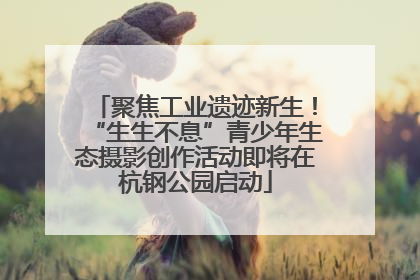 聚焦工业遗迹新生！“生生不息”青少年生态摄影创作活动即将在杭钢公园启动