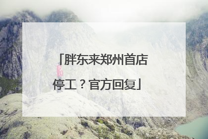 胖东来郑州首店停工？官方回复
