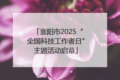 襄阳市2025“全国科技工作者日”主题活动启幕