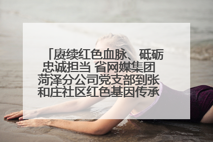 赓续红色血脉、砥砺忠诚担当 省网媒集团菏泽分公司党支部到张和庄社区红色基因传承馆开展主题党日活动