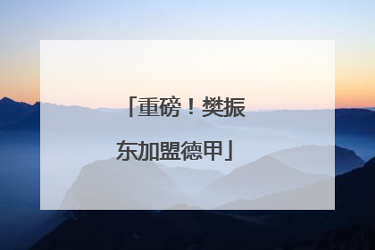 重磅！樊振东加盟德甲