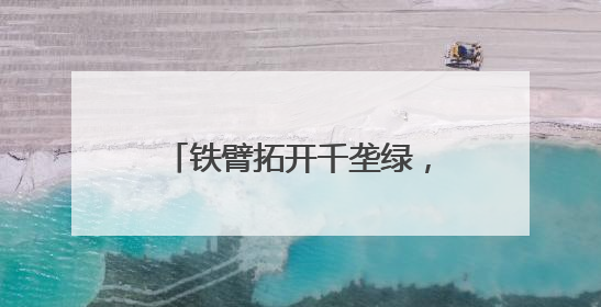铁臂拓开千垄绿，联心育就万家金