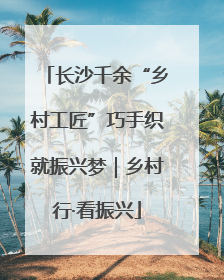 长沙千余“乡村工匠”巧手织就振兴梦｜乡村行·看振兴