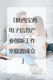 陕西宝鸡电子信息产业创新工作室联盟成立
