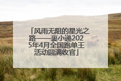 风雨无阻的星光之路——裹小递2025年4月全国跑单王活动圆满收官