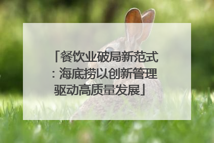 餐饮业破局新范式：海底捞以创新管理驱动高质量发展